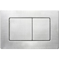 Кнопка смыва для инсталляции Veconi Flush V9 нержавеющая сталь, цвет сталь