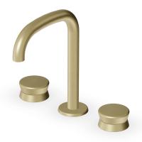 Смеситель для раковины Zucchetti Sablier 
 ZSL5342.XP31 цвет-british gold brushed PVD