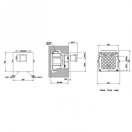 смеситель для душа gessi eleganza 46252#149