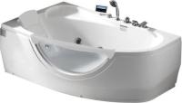 Акриловая ванна Gemy G9046 II K L гидромассажная, 171х99 см, левосторонняя, цвет белый