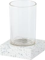 Стакан для зубных щёток Kassatex Terrazzo ATZ-T-LGY