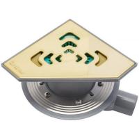 Душевой трап 194x194/50 мм Pestan Confluo Standard Angle Gold 1 13000126 цвет золотой