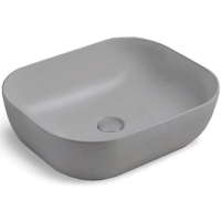 Раковина накладная Vincea VBS-101MG 50х40 см, цвет серый матовый