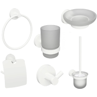 Набор аксессуаров Bemeta White 204604 белый матовый