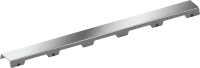 Решетка TECE TECEdrainline "steel II" 601583: прямая, нержавеющая сталь,150 см, сатин
