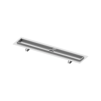 Душевой лоток Tece TECEdrainline 601500 150 см, прямой, без крышки, с гидроизоляцией Seal System, серебристый металлик
