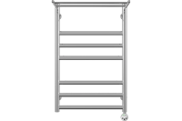 Электрический полотенцесушитель Terminus Хендрикс П7 500x796, ТЭН HT-1 300W, л/п 4660059921280