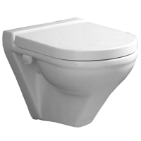 Унитаз Azario AZ-2047 безободковый, с сиденьем микролифт, белый