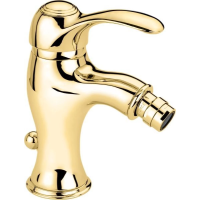 Смеситель Emmevi Harmony 22004/OR для биде, с донным клапаном, золотой