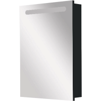 Зеркальный шкаф черный глянец 60,6x81 см R Roca Victoria Nord Black Edition ZRU9000099