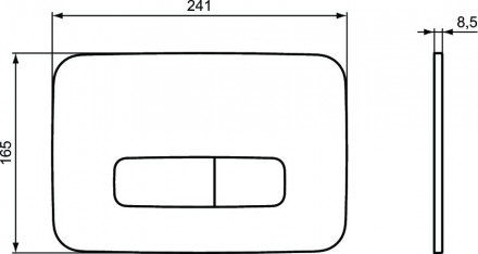 кнопка для инсталляции ideal standard oleas™ p3 r0124aa