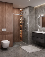 Душевая дверь Cezares Molveno MOLVENO-BF-3-120-C-Cr-IV 120 см, профиль хром, стекло прозрачное