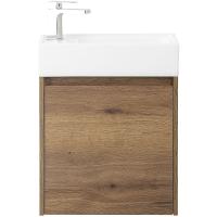 Тумба под раковину BelBagno Kraft Mini 50 L KRAFT MINI-500/260-1A-SO-RT-L подвесная Rovere Tabacco