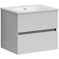 Тумба под раковину SANCOS Urban 590х450х550, c двумя ящиками, белая глянцевая арт. UR60W