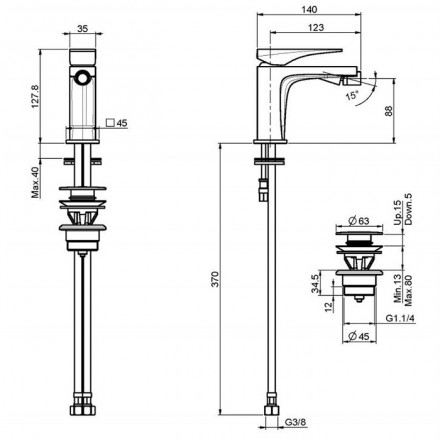 смеситель для биде fima carlo frattini zeta f3962ncr