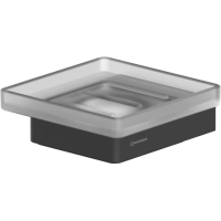Мыльница WHITECROSS Cubo CU2420BL черная матовая