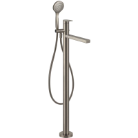 Смеситель Gessi Via Manzoni 24982#149 для ванны с душевой лейкой, напольный, цвет Finox