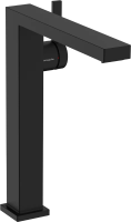 Смеситель для раковины Hansgrohe Tecturis E 73070670 CoolStart, с донным клапаном, черный матовый