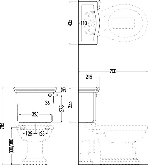 унитаз напольный devon & devon new etoile (ibwcnet)