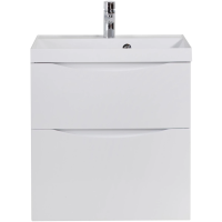 Тумба под раковину BelBagno Marino 60 MARINO-H60-600-2C-SO-BL-P подвесная Bianco Lucido