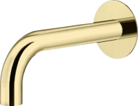 Излив Plumberia Selection Ixo SPT0060OR для ванны, золото 24 карат