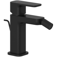 Смеситель Kludi Renon 422163975 для биде, с донным клапаном, черный матовый