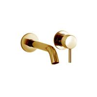 Смеситель для раковины Fantini Nostromo 50 P6 E811B цвет Matt British Gold PVD