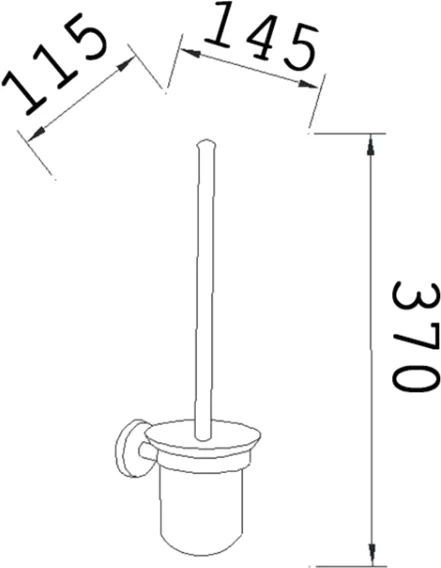 Ёршик для унитаза Sapho Samba SB108