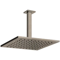 Верхний душ Gessi Emporio 47366#149 Ø300 мм, с кронштейном, цвет Finox