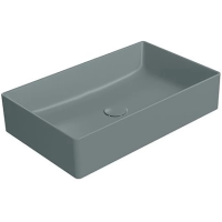 Раковина GSI Kube X 945304 накладная, 60x37 см, Agave opaco (Зеленый матовый)