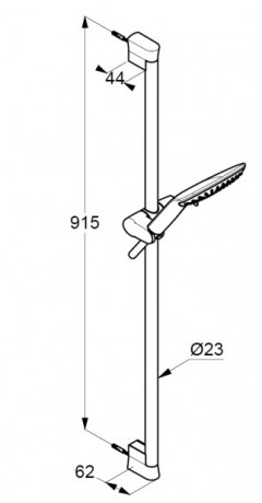 душевой гарнитур kludi fizz 3s 6774087-00