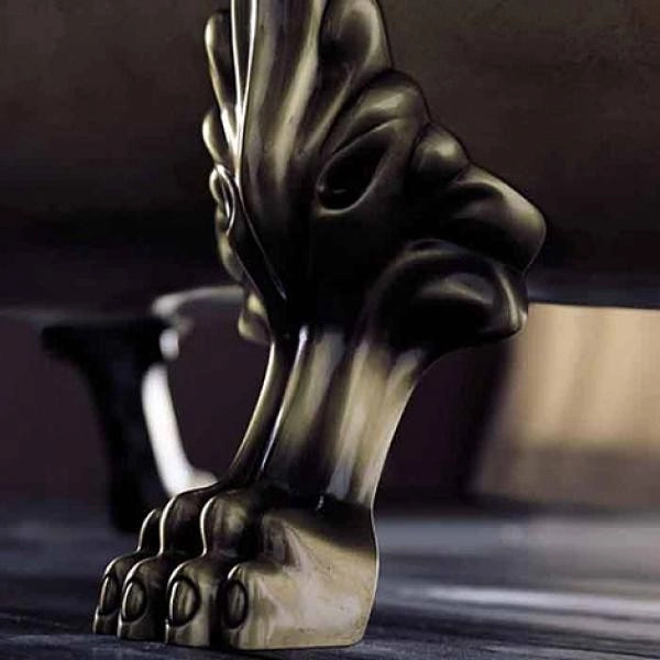 акриловая ванна gruppo treesse epoca v5071 br отдельностоящая, 170x80 см, цвет белый|бронза