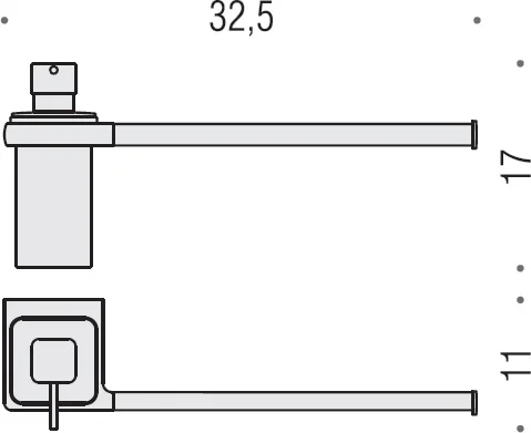 Дозатор для жидкого мыла Colombo Design Lulu B6274 хром