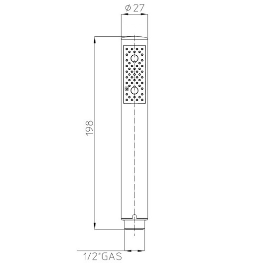 душевой набор bossini zen c12002c.073, черный матовый