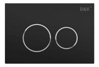 Клавиша для инсталляции D&K Bayern DB1529025 черная