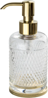 Дозатор для мыла Boheme Aura 10250-G настольный, золотой