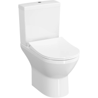 Унитаз компакт Vitra Integra Round Open-Back 9833B003-7206 с бачком и сиденьем микролифт