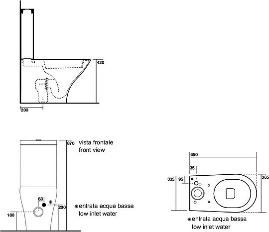 бачок для унитаза kerasan aquatech 378101