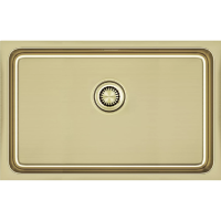 Кухонная мойка Paulmark Vista PM307444-LG 74x44 см, светлое золото