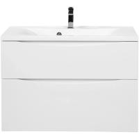 Тумба под раковину BelBagno Marino 80 MARINO-H60-800-2C-SO-BL-P подвесная Bianco Lucido