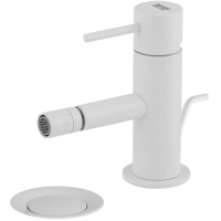 Смеситель Remer X Style X20BO для биде, с донным клапаном, белый матовый