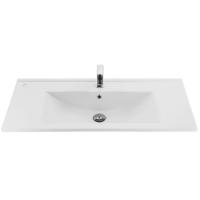 Раковина Creavit Su 120 SU120-00CB00E-0000 полувстраиваемая 120x45 см, белая