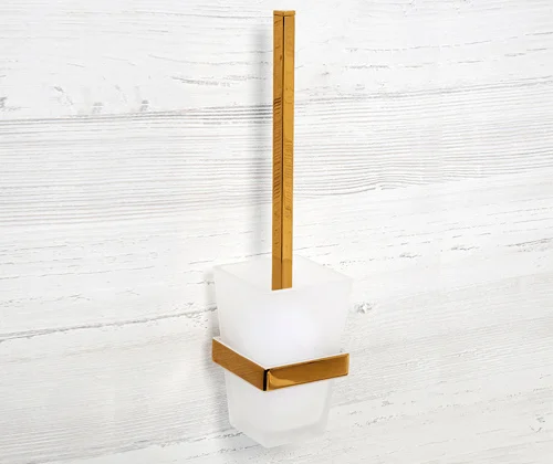 Ёршик для унитаза WasserKRAFT Sauer K-7927 золото