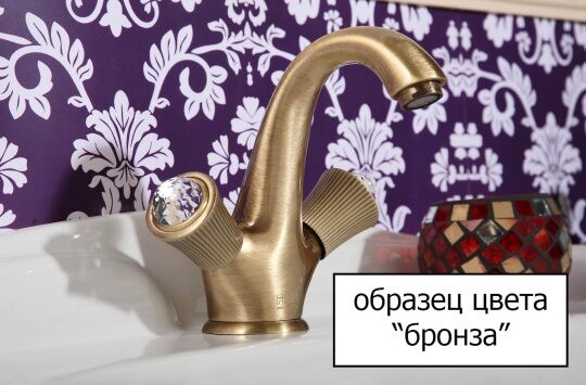 смеситель для ванны с душем fiore imperiale 83zz5104 бронза