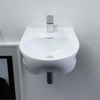 Раковина Flaminia Void VD44L подвесная, 44x18 см, белый