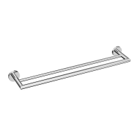 Полотенцедержатель 60 см Aqueduto Ponto PON0700 двойная 600, хром