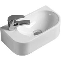 Раковина Vincea VBS-506L 40х21,5 см, левосторонняя, белая