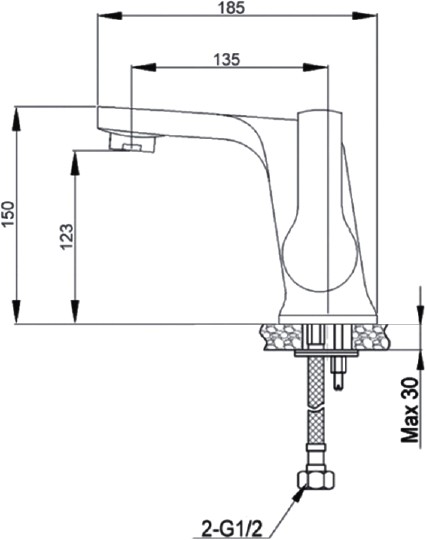 смеситель для раковины raiber r08101