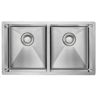 Кухонная мойка Paulmark Dopplet нержавеющая сталь PM507844-BS