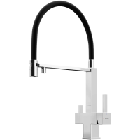 Смеситель для кухни Sancos Moro SC4006CH Хром Черный